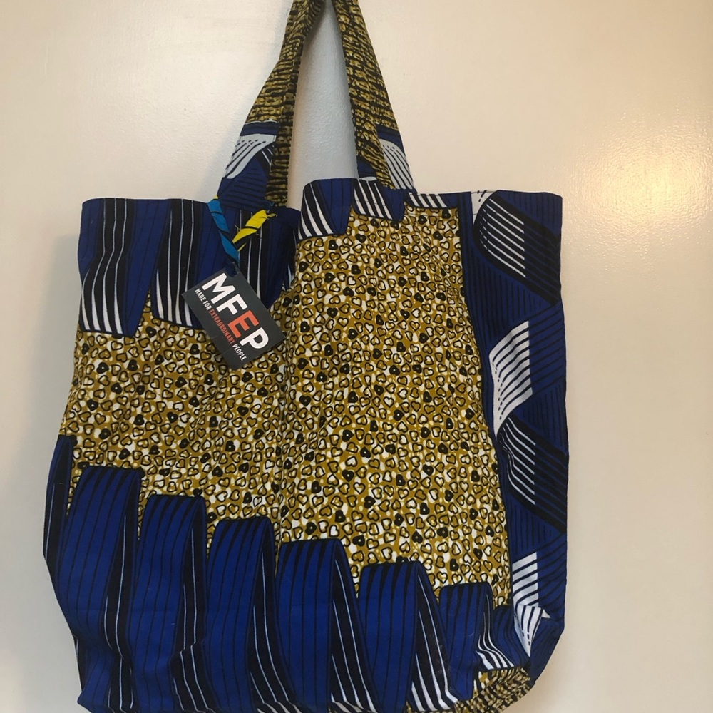MFEP reversible cotton tote bag.nwt